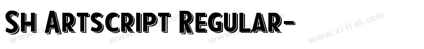 Sh Artscript Regular字体转换